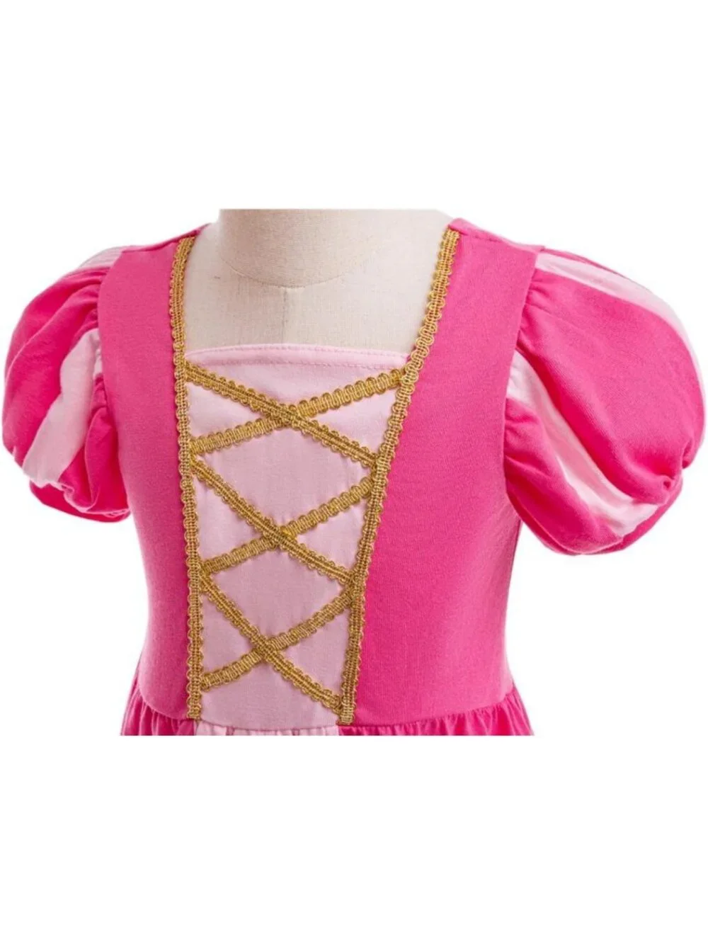 Girls' Princess Dress Up Costume for Halloween, Birthday Parties & Everyday Play
